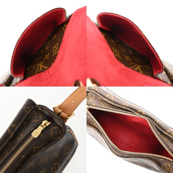LOUIS VUITTON Authentic Brown Monogram Canvas Shoulder Bag - Picture 10 of 11